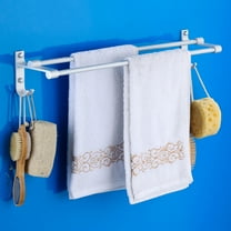 WHAMVOX 38 Cm Towel Rack for Bathroom Wall Mounted Towels Lightweight Bar Sleek
