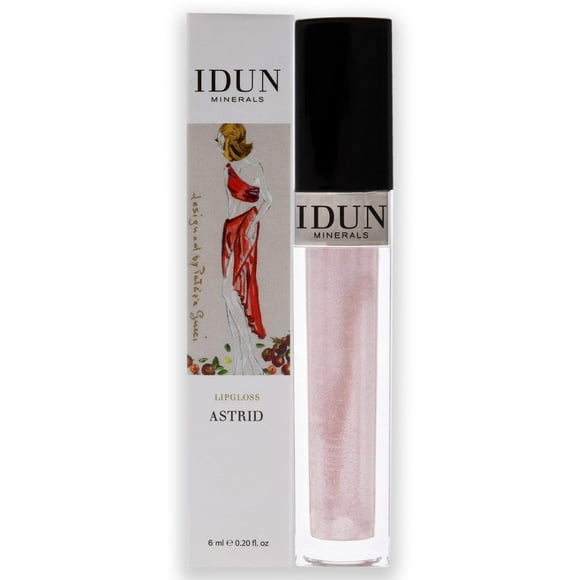 Brillo de labios IDUN Minerals Astrid, fórmula suave y cremosa de 8 ml