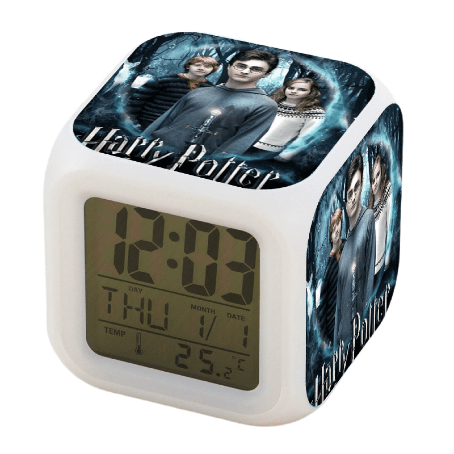 JUSTUP Digital Alarm Clock , LED Digital Bedroom Alarm Clock Easy