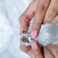 thumbnail image 4 of Rosec Jewels Certified Lab Diamond Full Eternity Wedding Band - EF-VS Quality, 18K White Gold, US 10.50, 4 of 8