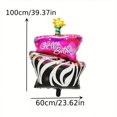 thumbnail image 4 of 1pc, Large 40in Birthday Candle Cake Balloon - Perfect for Birthday Parties, Cake Decorations, and Outdoor Events, 4 of 4