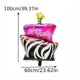thumbnail image 5 of 1pc, Large 40in Birthday Candle Cake Balloon - Perfect for Birthday Parties, Cake Decorations, and Outdoor Events, 5 of 5