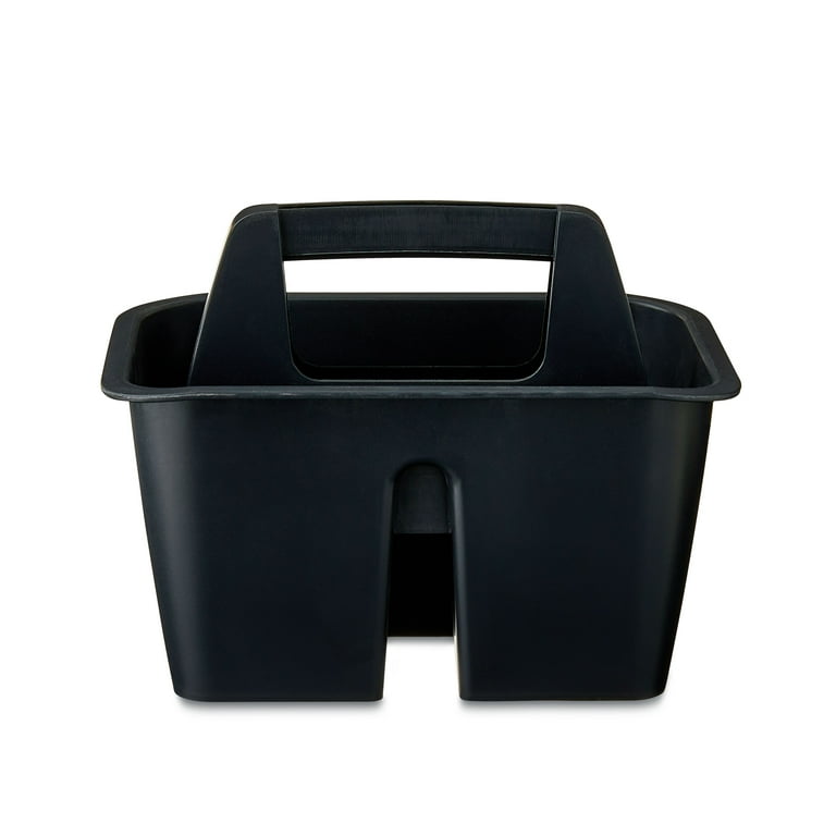 6 pack) Pen+Gear Mini Plastic Caddy, Black - Walmart.com