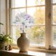 thumbnail image 5 of Uuiauoio Hydrangeas Floral Arrangement in Vase, Fake Flowers Silk Hydrangea Artificial Flowers for Home Office Decoration, Dining Table Centerpiece, 5 of 7