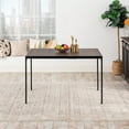 thumbnail image 2 of Homylin Mesa de comedor, 120cm * 75cm * 75cm Para 4, Estilo Retro Diseño Minimalista Industrial para Comedores Cocina Condominios Fiesta Cafe, 2 of 6