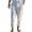 White, variant on ZQUUVOU Men's Casual Linen Pants Beach Summer Elastic Waist Drawstring Pants Khaki