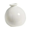 thumbnail image 5 of deevoka Plant Pot Home Table Centerpiece Desktop Small Bookshelf Ceramic Flower Vase White, 5 of 9