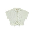 thumbnail image 3 of Jessica Simpson Girls' 2-Piece Stripe Shorts Set Outfit, Sizes 4-12, 3 of 4