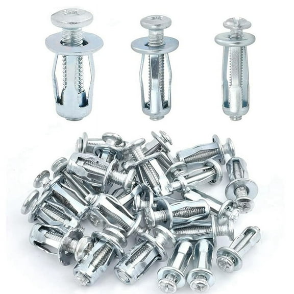 90 PCS Expansion Screw Petal Nut, -20,M5-25,M6-25 Petal Shape Metal Nut, Jack Nuts Petal Nuts Expansion Nut