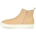 thumbnail image 2 of Journee Womens Kolbee Round Toe Inside Zip High Top Sneakers, 2 of 8