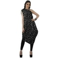 thumbnail image 3 of Moomaya Robe Kurti Sans Manches à une Épaule Imprimée pour Femmes, Vêtement de Créateur Boho pour Fête, 3 of 7