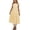 Yellow, variant on CIENVNSTG Women's Fashion Dress A-Line Classic Breathable Summer Dress Flowy Eye-Catching Party Dress