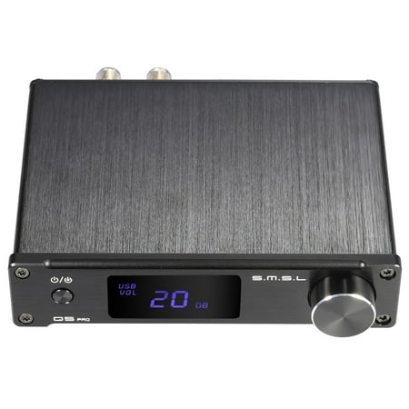 S.M.S.L Q5 pro Mini Portable HiFi Digital 3.5mm AUX Analog/ USB/ Coaxial/ Optical Stereo Audio Power Amplifier