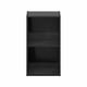 thumbnail image 5 of Librería Furinno Luder con forma de cubo de 2 niveles, madera negra, 5 of 6