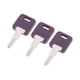 thumbnail image 1 of Llaves de Repuesto G-301-390 para Campers de RV, Cerraduras de Gabinetes, Llave de Caja de Herramientas 3 Pcs, 1 of 7