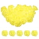 thumbnail image 1 of Uxcell 100 piezas Cabezas de Rosa de Espuma de 6-7 cm Sin Tallo Flores Falsas para Accesorios de Manualidades, Amarillo, 1 of 5