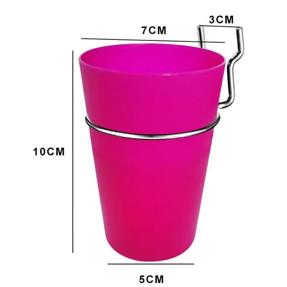 Dayesque 6-Piece Round Pegboard Cup Set with Hooks for Garage, Workshop, Tool Storage, Home Organization, and Retail Display