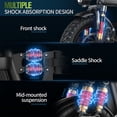 thumbnail image 4 of TooFly GE5 48V 250W UL2849 Electric Bike for Adults, 14" Fat Tire, Foldable, 4 of 10