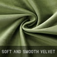 thumbnail image 4 of Velvet Curtains with Rod Pocket for Dining Room, Thermal Insulated Super Soft Privacy Noise Reducing Light Filtering Velvet Drapes, 4 Panels, 4 of 8