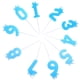thumbnail image 3 of 3D Number Candle 10Pcs Blue Wax Crown-Shaped Elegance Birthday Candle for Cake Decoration, 3 of 4