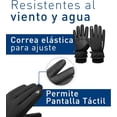 thumbnail image 3 of Guantes para Frío Bluelander, Unisex, Funcionalidad de Pantalla Táctil, Talla XL, Negro, 3 of 5