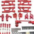 thumbnail image 2 of ZheElen Aluminum Alloy 1/14 Front Rear Upper Suspension Arm 1x Perfect Style Rc Front Rear Upper Suspension Arm For Wltoys 144001 Purple, 2 of 6