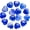 Blue-03, variant on 15 Pack Natural Healing Crystal Worry Stones, 0.8 Inch Polished Heart-Shaped Gemstones for Meditation, Chakra Balancing, Energy Work, Reiki, Pocket Decor