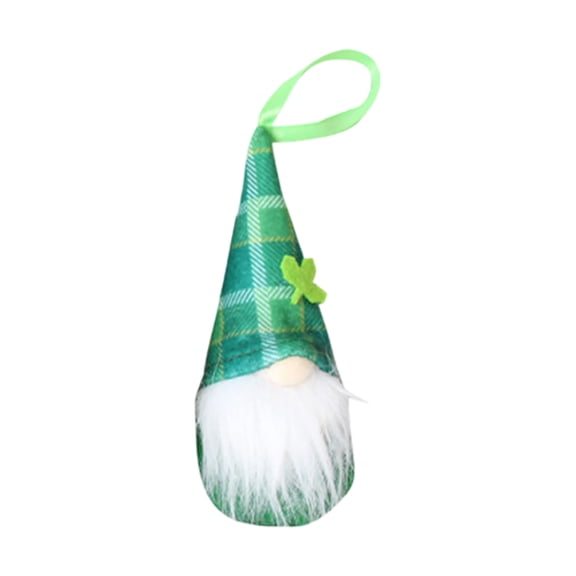 St. Patrick's Day Hanging Doll - Classic Green Irish Leprechaun Decoration for Home, School & Party Decor