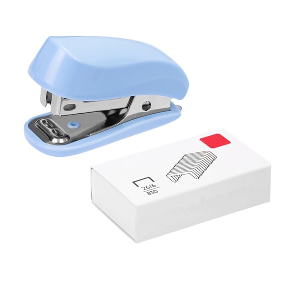 Upgrade Mini Stapler With Staples Portable Desk For School Use Efficient Small Staple Machine Tool