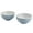Blue Suns, variant on INFUSE 2 Piece Set of Large 58 oz. Stoneware Ramen Noodle Bowls Pho Soup Dinner, Gray Waves