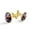 Color 2, variant on Men's Classic Stainless Steel, Sloth Lying Pink Donut Galaxy Cufflinks Business Wedding Shirts, Golden