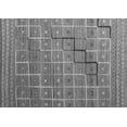 thumbnail image 1 of Ahgly Company Indoor Rectangle Abstract Gray Modern Area Rugs, 7' x 9', 1 of 4