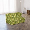thumbnail image 4 of Forest Foldable Mattress, Cartoon Pine Trees Spruce, 74.8" x 39.4", Olive Green Yellow, by Ambesonne, 4 of 6