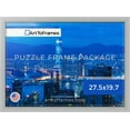 thumbnail image 3 of ArtToFrames 27.5x19.7 Inch - 70x50 CM Silver Puzzle Frame for 1000 piece Puzzles.1.25 Inch Custom MDF Puzzle Frames, Stainless Steel - Comes with Economy Acrylic, 3 of 6