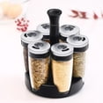 thumbnail image 4 of Torre Giratoria De Especias De 360 ​​Grados Con 7 Botellas Transparentes De 100 Ml, Estante Para Condimentos Que Ahorra Espacio, Organizador De Especias A Prueba De Humedad Methold HA014820-00, 4 of 7