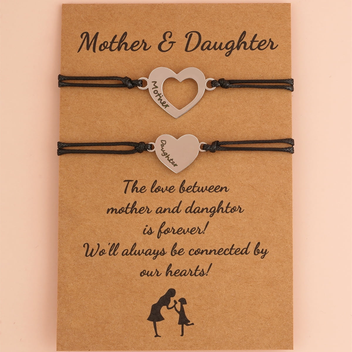 Mother Daughter Bracelet Set Mother's Day Jewelry Gift Daughter