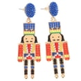 thumbnail image 4 of PTOOTP Elegant Nutcracker Earrings Multi Alloy Cute and Stylish for Any Occasion, 4 of 8