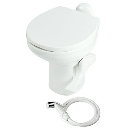Aqua Magic Style II RV Toilet with Hand Sprayer / High Profile / White - Thetford 42060 (Choose Color and