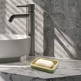 thumbnail image 2 of Unique Bargains 1 Pc Waterproof Soap Holder Double Layer with Cover Green Soap Holder for Bathroom 5.35"x3.54"x2.01", 2 of 6