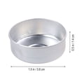 thumbnail image 4 of 200pcs Aluminum Tea Light Tins Can Scented Candle Making Container Empty Case for Candle Holding DIY Making (Silver), 4 of 9