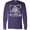 Purple, variant on Inktastic Orlando Florida Cute Swimming Manatee Long Sleeve T-Shirt