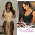 thumbnail image 6 of MISS MOLY Shapewear Bodysuit for Women Scoop Neck Tummy Control Seamless Slim Fit Bodysuit Jumpsuit, 6 of 6