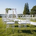 thumbnail image 4 of FOH Set of 3 Clear Acrylic Chiavari Chairs with Cushion, Transparent Ghost Chairs for Wedding, Party, Banquet, Event, Dining Room – No Assembly Required., 4 of 8