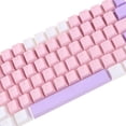 thumbnail image 5 of Purple Teclas gruesas Pbt Dye Upgrade 104, juego de teclas, teclas de perfil OEM, 5 of 5