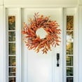 thumbnail image 7 of Sunflower Wreath-Fall&nbsp;Decor-18 Inch Fall Wreath Decor for Front Door with Pumpkins Grain Berries Leaves Large Door Wreath for Autumn Or Thanksgiving Decoration, 7 of 7