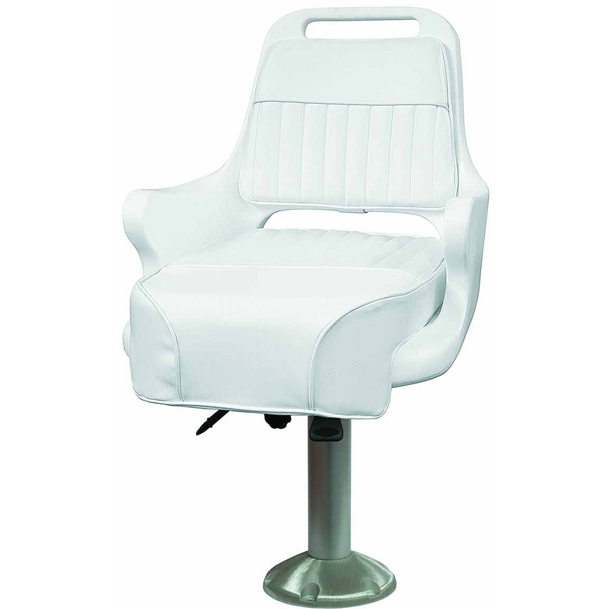 Wise Ladder Back Captains Chair and 15" Fixed Pedestal and Seat Slide