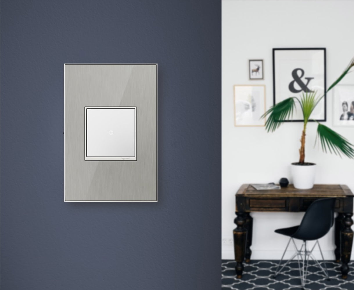 legrand awm1g24 adorne 1 gang 3-7/16" wide wall plate