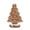 Coffee, variant on Orangide Gingerbread Christmas Tree Resin Ornament Holiday Desktop Decor for Home Office Christmas Decoration