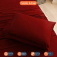 thumbnail image 5 of HNB Store 600TC Toodler Pillow cases | Egyptian Cotton Pillow Case | Toodler 12x16 Inch | 2 Pcs Pillow Cover | Burgundy, 5 of 6