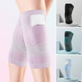 thumbnail image 2 of Hyasfey 2 Pcs Knee Support Brace for Men Women Adjustable Compression Sports Knee Pad Patellar Tendon Pian Relief Sleeve Wrap for Running Volleyball, 2 of 7